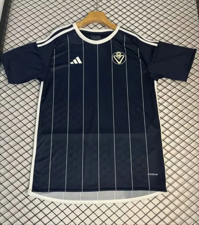 AAA Quality Bordeaux 23/24 Fourth Navy Blue Soccer Jersey
